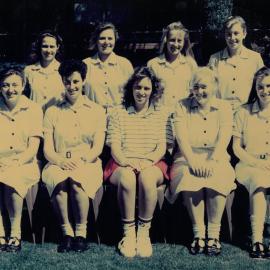 Senior netball team, 1990