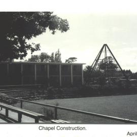 William Carey Chapel construction, 1970