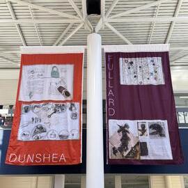 Dunshea and Fullard House banners, 2024