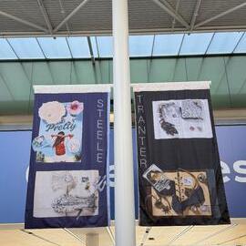 Steele and Tranter House banners, 2024