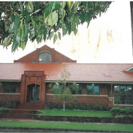 Main entrance to Middle School, 1997