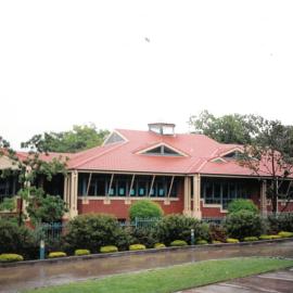 Rear view of the S. L. Hickman Junior School Building, 1997