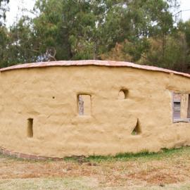 Mud brick castle, 1996