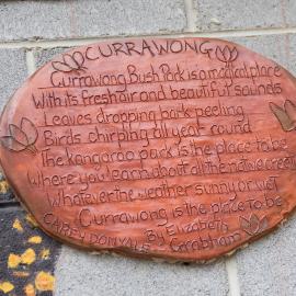 Currawong Bush Park Community Art Project, 2002