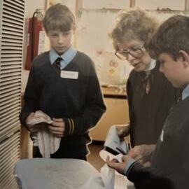 Wendy Weeks and students, 1993