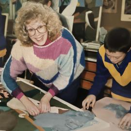 Wendy Weeks and students, 1993