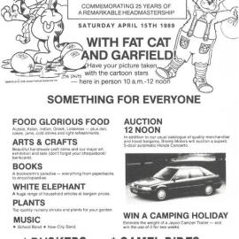 Carey Fete flyer, 1989