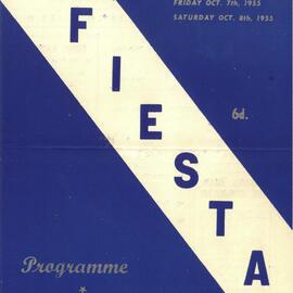 Fiesta programme, 1955