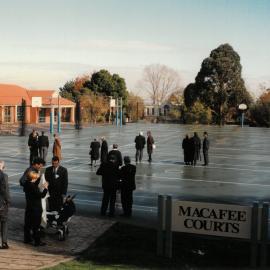 Opening of Macafee Courts, 1997