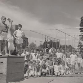 Junior School playground, 1961