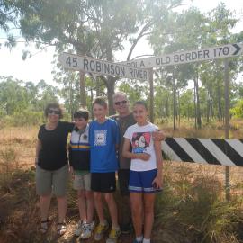 Donvale students and staff on the first Donvale Robinson River trip, 2013