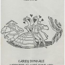 CMA recital programme, 1991