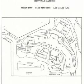 Donvale Open Day map, 1995