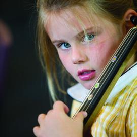 Donvale student playing cello, 2013