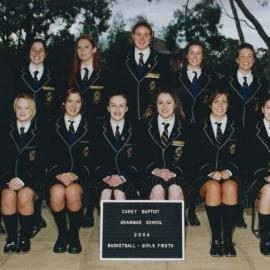 Girls basketball team, 2004