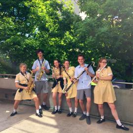 Last symphonic band rehearsal for Year 12 students, 2017