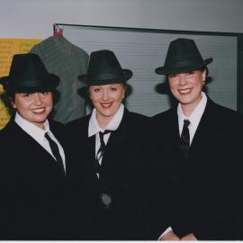 Donvale staff dressed up as The Blues Brothers, 1990s