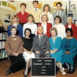 Preparatory School Kew staff, 1988