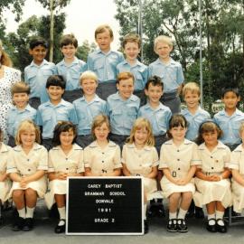 Donvale Junior School Grade 2, 1991