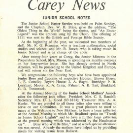 Carey News (May 1967)