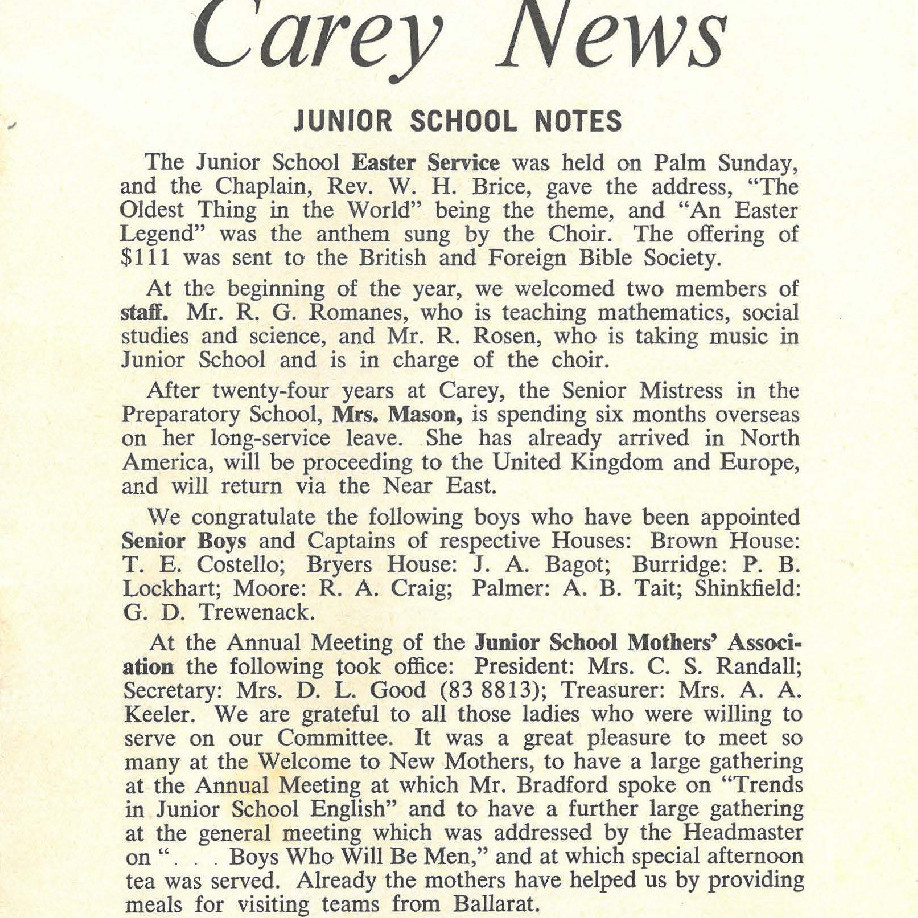 Carey News