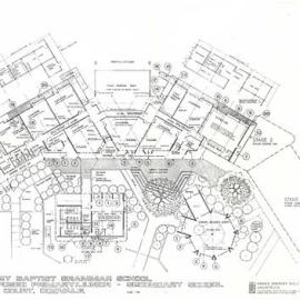 Architectural Plans for Proposed Carey Baptist Grammar School Campus, Era Court, Donvale, 1987