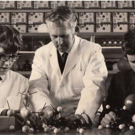 Alan Smith with students, 1967