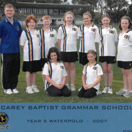 Donvale Year 5 Waterpolo, 2007