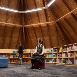 Don Brown Library mezzanine, 2021