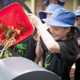 Composting at Donvale, 2013