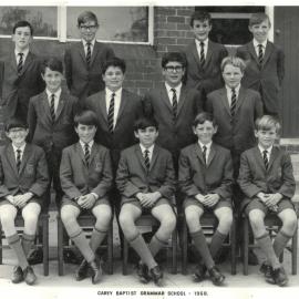 Year 8 students in Moore House, their first year in the Senior School, 1968