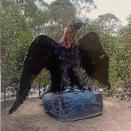 Bunjil the eagle sculpture, 2003