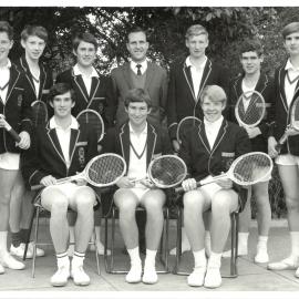 Tennis team, 1968