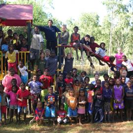 The first visit to Robinson River, 2005