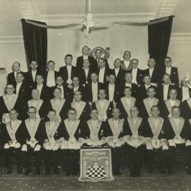 Foundation members of Carey Grammarians' Lodge No. 810, 1959