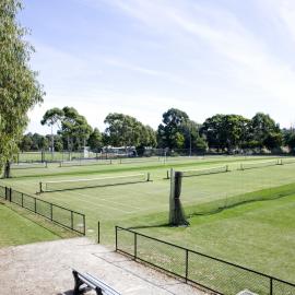 New tennis courts and soccer pitches, 2011
