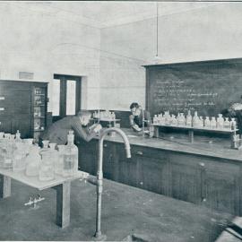 Science laboratory, 1938