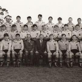First XVIII football team, 1962