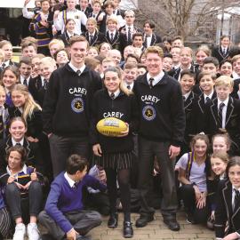 Boys' football premiership team members of 2019 who were picked in the AFL draft, 2019