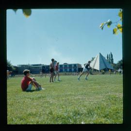 Junior School house sports on the Sandell Oval, 1972