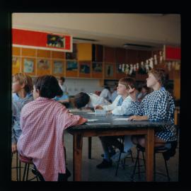 Junior School art class, 1972