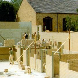 Construction of the HG & W Steele Wing, 1972