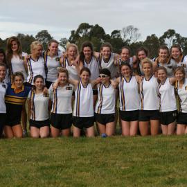 Girls' cross country premiership team, 2008