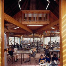 Library interior, 2015