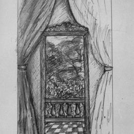Set design for The Gondoliers, 1985