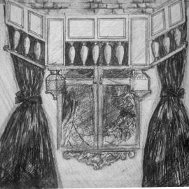 Set design for The Gondoliers, 1985
