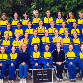 APS Girls' athletics team, 1999