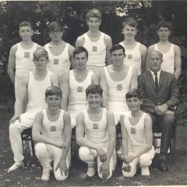 Gymnastics team, 1963