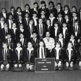 Swimming team, 1984