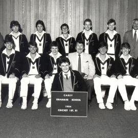 Cricket 1st XI, 1984
